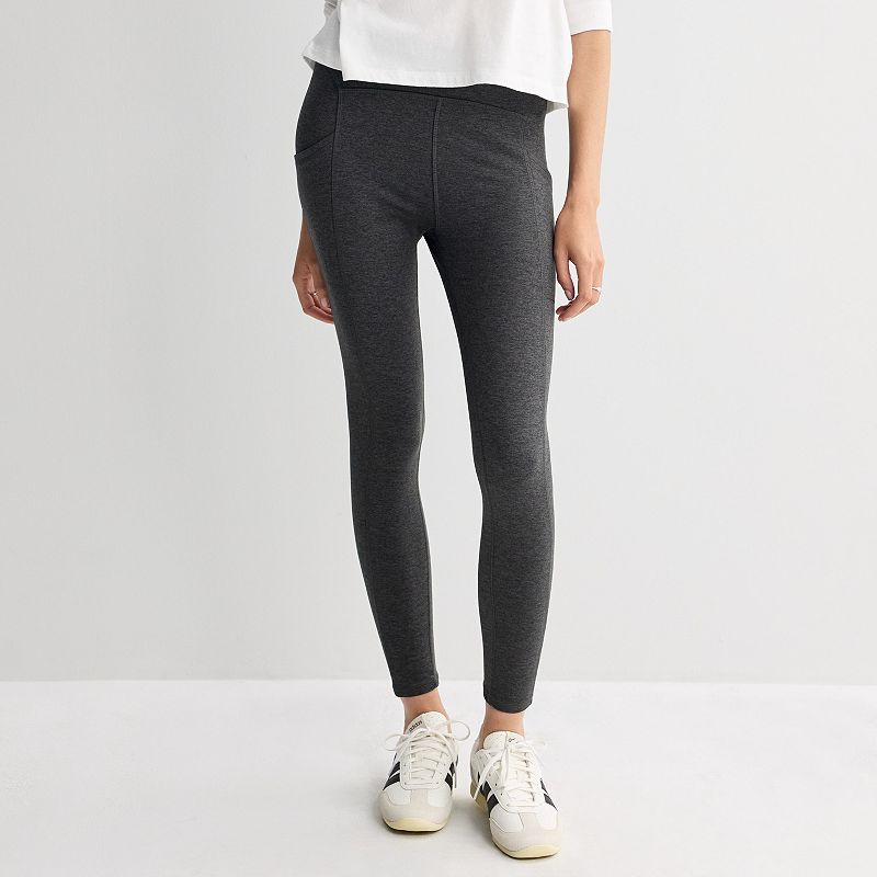 Juniors SO® Cozy Seamed Pocket Leggings, Girl's,