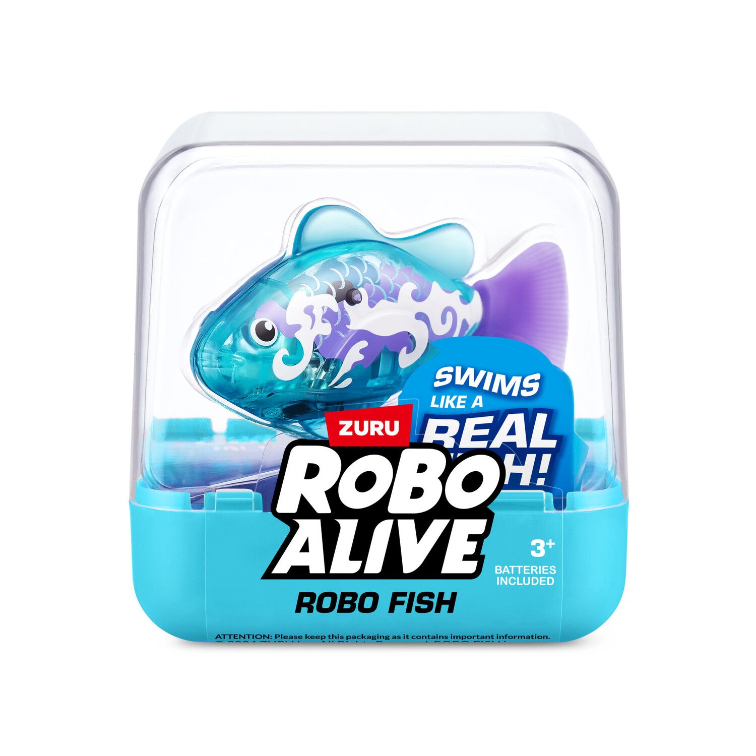 Детские игрушки ZURU Robo Fish Series 3 Interactive Robotic Swimming Fish - Styles May Vary