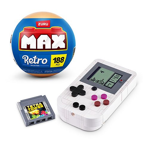 Детские конструкторы ZURU MAX Retro Collection 188 pc Building Bricks Handheld Game Console