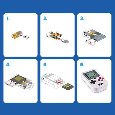 ZURU MAX Retro Collection 188-Piece Building Bricks Handheld Game Console