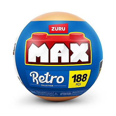 ZURU MAX Retro Collection 188-Piece Building Bricks Handheld Game Console