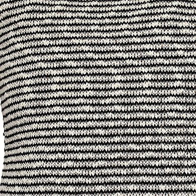 HomeRoots 20" x 20" Beige Stripe Pattern Square Accent Throw Pillow with Tassel