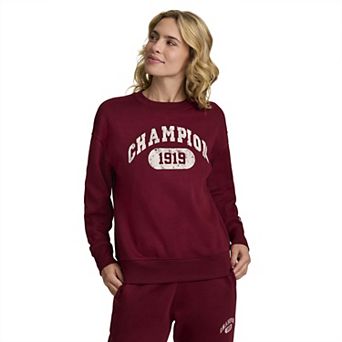 Women’s Champion® 1919 Graphic Fleece Crewneck Pullover