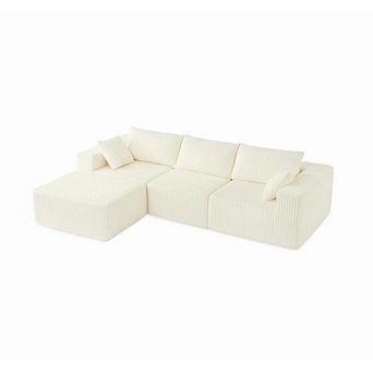 108" Modular Sectional Sofa Couches Cloud Memory Boneless Couch for Living Room