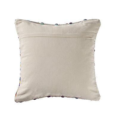 HomeRoots Set of Two Brown Eclectic Cotton Throw Pillow