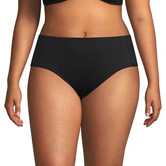 Plus Size Lands' End Mid Rise Swim Bottoms