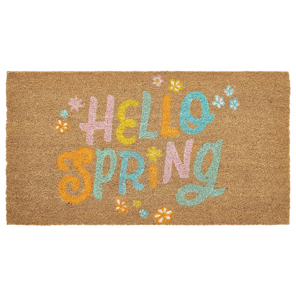Hallmark Spring Outdoor Coir Doormat