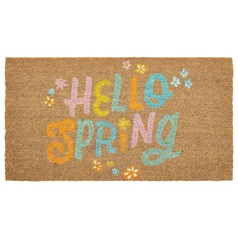 Hallmark Spring Outdoor Coir Doormat