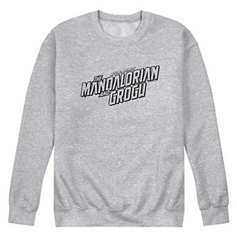 Men's The Mandalorian & Grogu Logo Fleece Sweatshirt