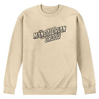 Men's The Mandalorian & Grogu Logo Fleece Sweatshirt