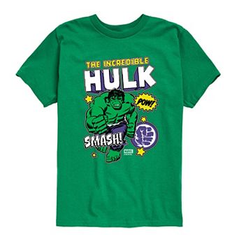 Boys 8-20 Marvel The Incredible Hulk Sticker Collage Graphic Tee