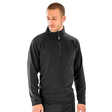 Result Genuine Mens Micro Zip Neck Fleece