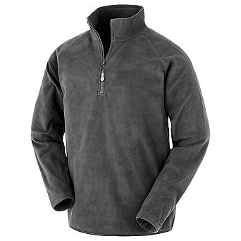 Result Genuine Mens Micro Zip Neck Fleece