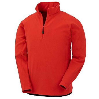 Result Genuine Mens Micro Zip Neck Fleece