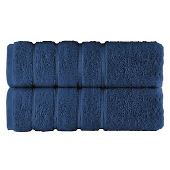 Elegant Comfort 2 pack premium turkish cotton 4 lines stripe bath towel set 27 x 54 inch