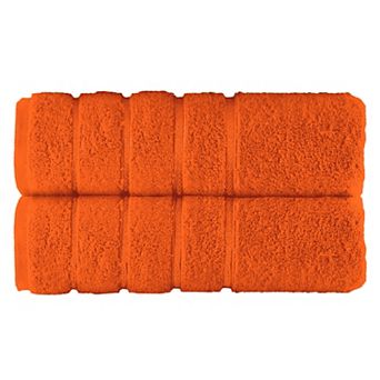 Elegant Comfort 2 pack premium turkish cotton 4 lines stripe bath towel set 27 x 54 inch