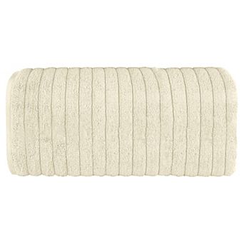 Elegant Comfort 1 pc Premium Turkish Cotton Corduroy Stripe Oversized Bath Sheet Towel 40 x 80 Inch