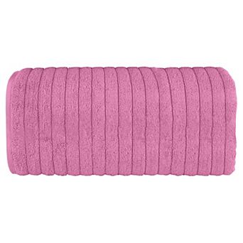 Elegant Comfort 1 pc Premium Turkish Cotton Corduroy Stripe Oversizes Bath Sheet Towel 40 x 80 Inch