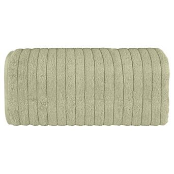 Elegant Comfort 1 pc Premium Turkish Cotton Corduroy Stripe Oversizes Bath Sheet Towel 40 x 80 Inch