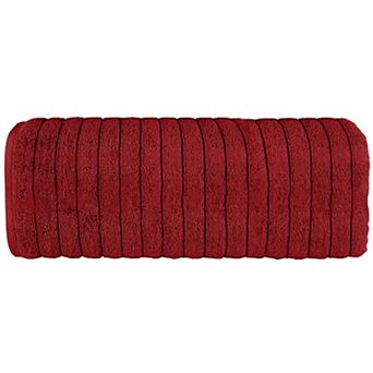 Elegant Comfort 1 pc Premium Turkish Cotton Corduroy Stripe Jumbo Towel, 35x 70 inch