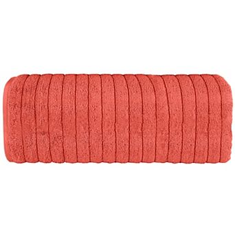 Elegant Comfort 1 pc Premium Turkish Cotton Corduroy Stripe Jumbo Towel, 35x 70 inch