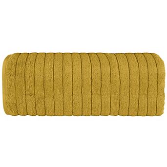 Elegant Comfort 1 pc Premium Turkish Cotton Corduroy Stripe Jumbo Towel, 35x 70 inch