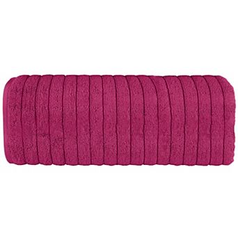 Elegant Comfort 1 pc Premium Turkish Cotton Corduroy Stripe Jumbo Towel, 35x 70 inch
