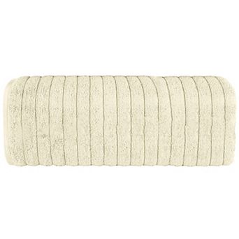 Elegant Comfort 1 pc Premium Turkish Cotton Corduroy Stripe Jumbo Towel, 35x 70 inch