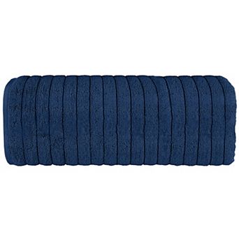 Elegant Comfort 1 pc Premium Turkish Cotton Corduroy Stripe Jumbo Towel, 35x 70 inch