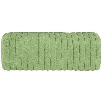 Elegant Comfort 1 pc Premium Turkish Cotton Corduroy Stripe Jumbo Towel, 35x 70 inch