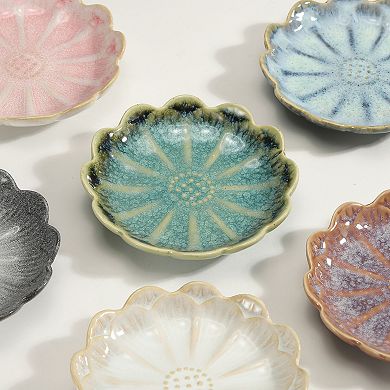 1 Pc Candle Holder Plates, 4 Inch Ceramic Candle Tray Tealight Incense Holder Dish Candlestick