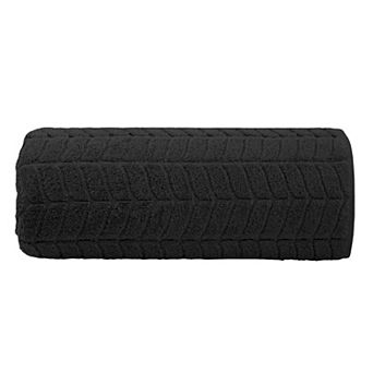 Elegant Comfort 1 pc premium turkish cotton braided oversized bath sheet towel 40 x 80 inch