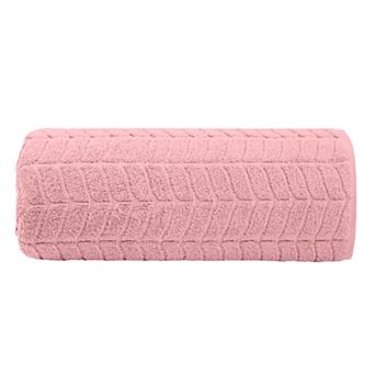 Elegant Comfort 1 pc premium turkish cotton braided oversized bath sheet towel 40 x 80 inch