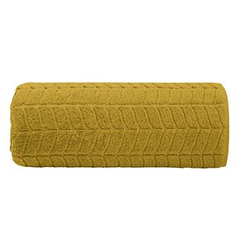 Elegant Comfort 1 pc premium turkish cotton braided oversized bath sheet towel 40 x 80 inch