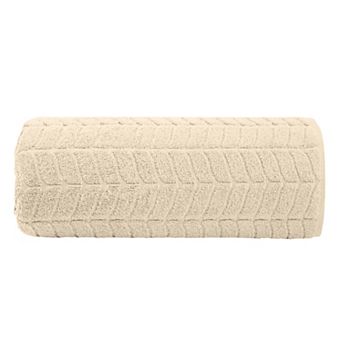 Elegant Comfort 1 pc premium turkish cotton braided oversized bath sheet towel 40 x 80 inch