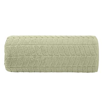 Elegant Comfort 1 pc premium turkish cotton braided oversized bath sheet towel 40 x 80 inch