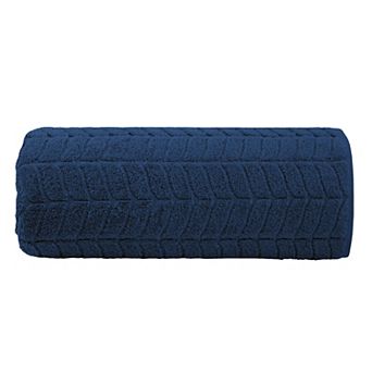 Elegant Comfort 1 pc premium turkish cotton braided oversized bath sheet towel 40 x 80 inch