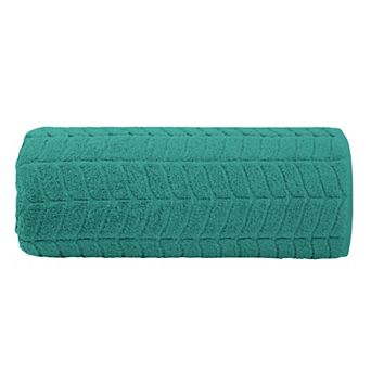 Elegant Comfort 1 pc premium turkish cotton braided oversized bath sheet towel 40 x 80 inch