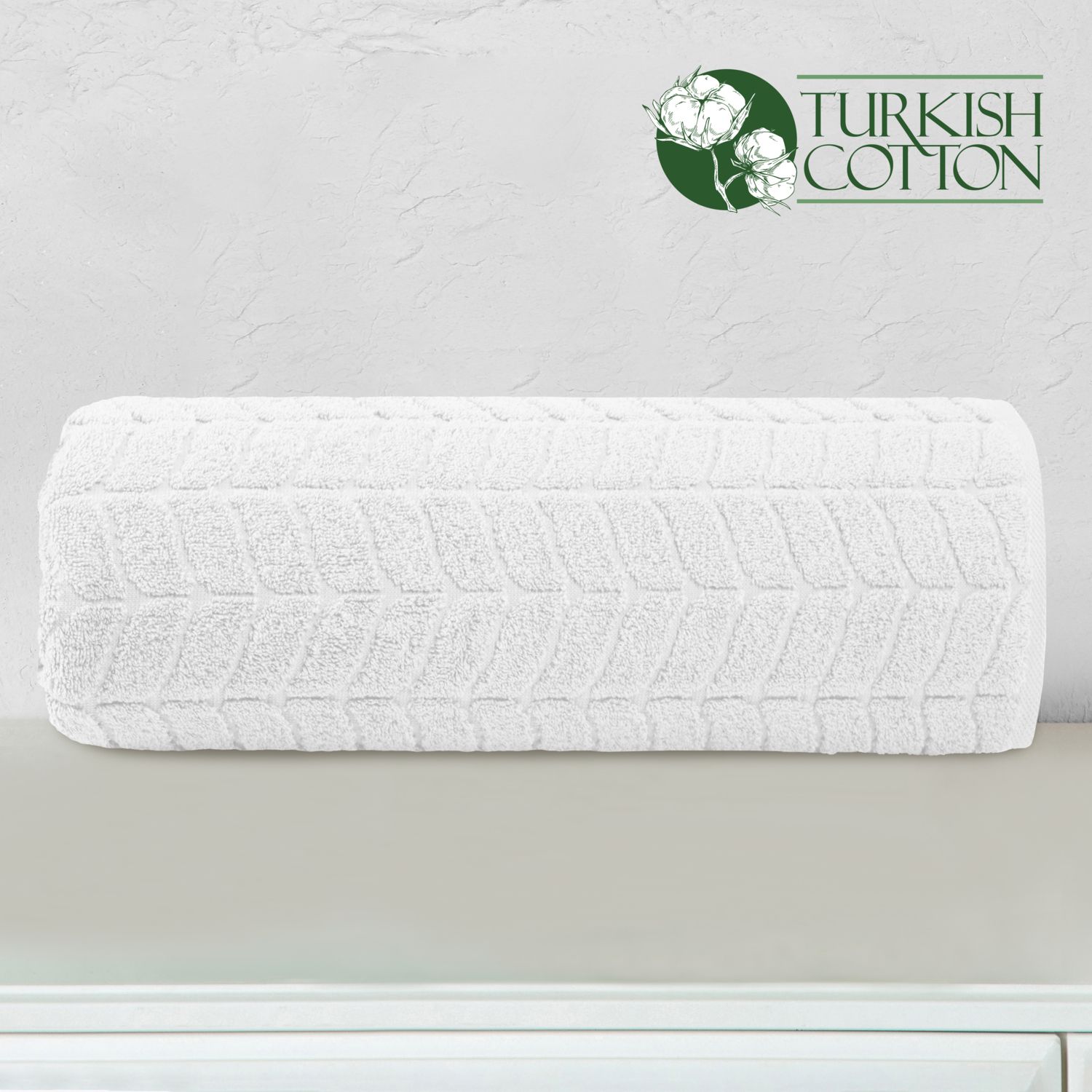 Elegant Comfort Turkish Cotton Towel - Thumbnail 4