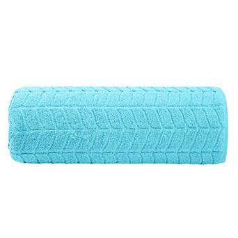 Elegant Comfort 1 pc premium turkish cotton braided jumbo towel 35x 70 inch