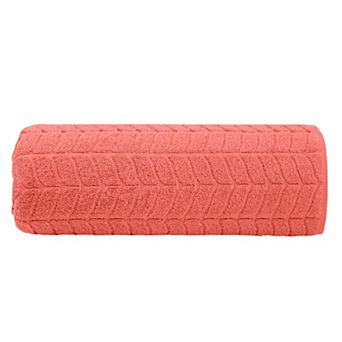 Elegant Comfort 1 pc premium turkish cotton braided jumbo towel 35x 70 inch