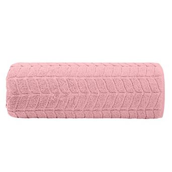 Elegant Comfort 1 pc premium turkish cotton braided jumbo towel 35x 70 inch