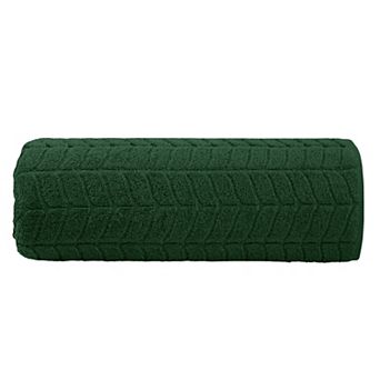 Elegant Comfort 1 pc premium turkish cotton braided jumbo towel 35x 70 inch