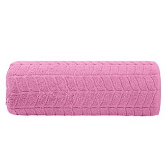 Elegant Comfort 1 pc premium turkish cotton braided jumbo towel 35x 70 inch