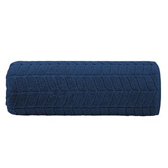 Elegant Comfort 1 pc premium turkish cotton braided jumbo towel 35x 70 inch