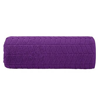 Elegant Comfort 1 pc premium turkish cotton braided jumbo towel 35x 70 inch