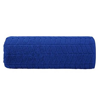 Elegant Comfort 1 pc premium turkish cotton braided jumbo towel 35x 70 inch