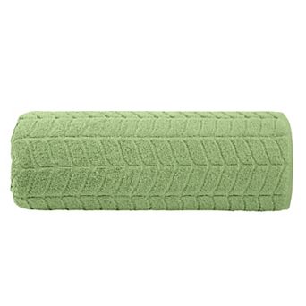 Elegant Comfort 1 pc premium turkish cotton braided jumbo towel 35x 70 inch