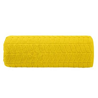 Elegant Comfort 1 pc premium turkish cotton braided jumbo towel 35x 70 inch