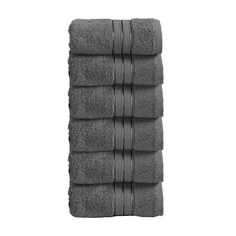 Elegant Comfort 6 Pack Premium Turkish Cotton Three Line Popcorn Washcloths Set, 13 x 13 inch